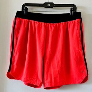 XERSION Women Quick Dri Red Training Shorts Size L
